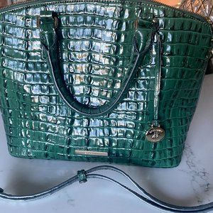 Brahmin Emerald Green Duxbury Satchel